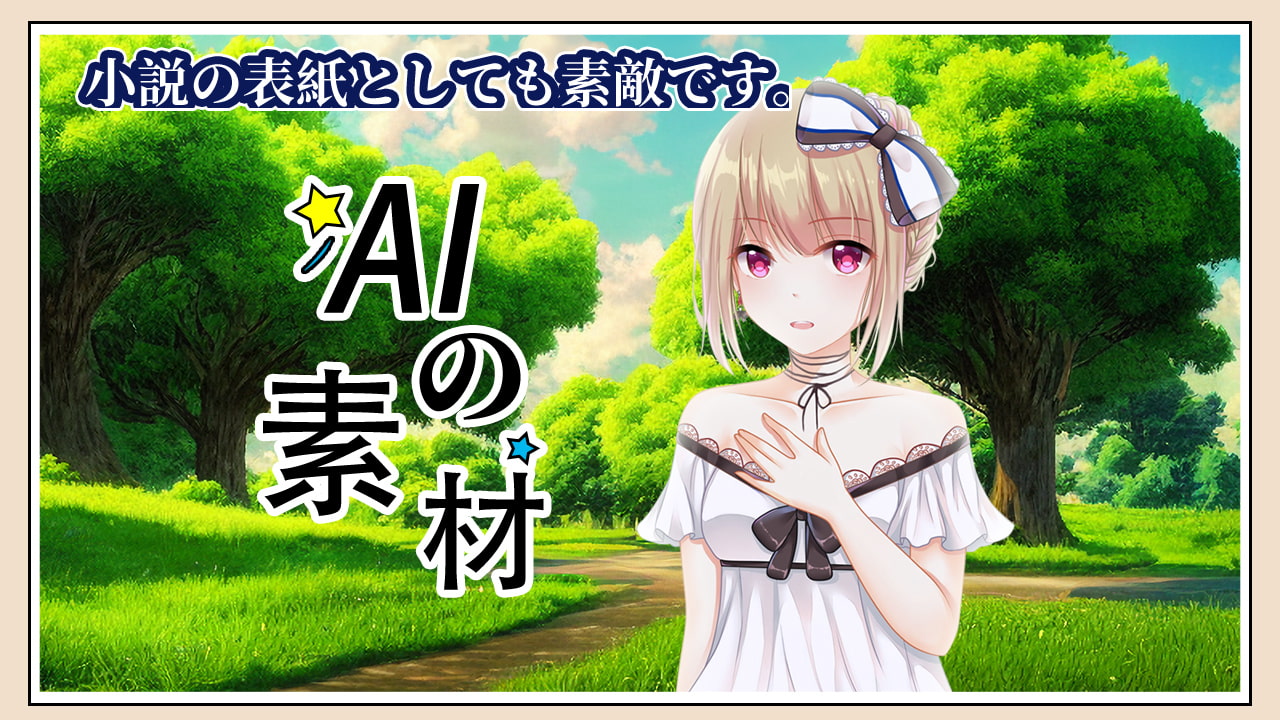 2D背景素材集-緑の森公園(100枚)