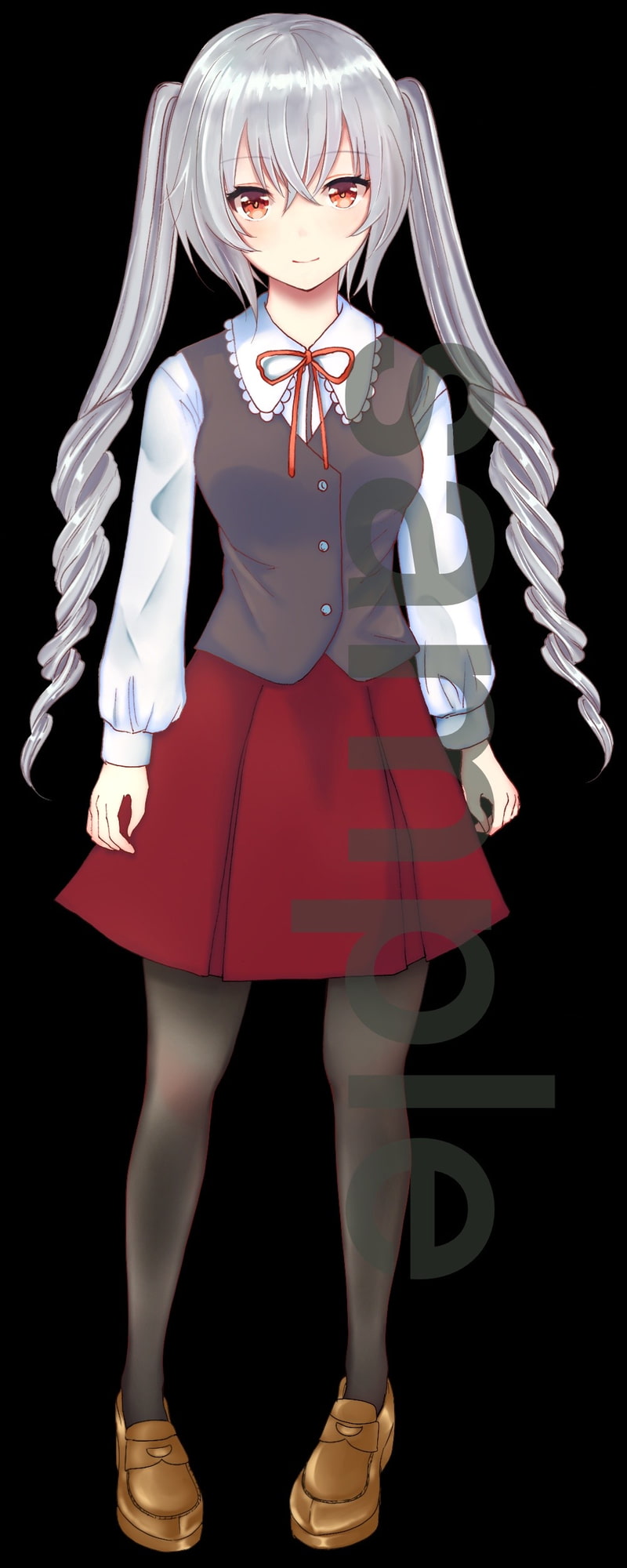 制服の女の子立ち絵35