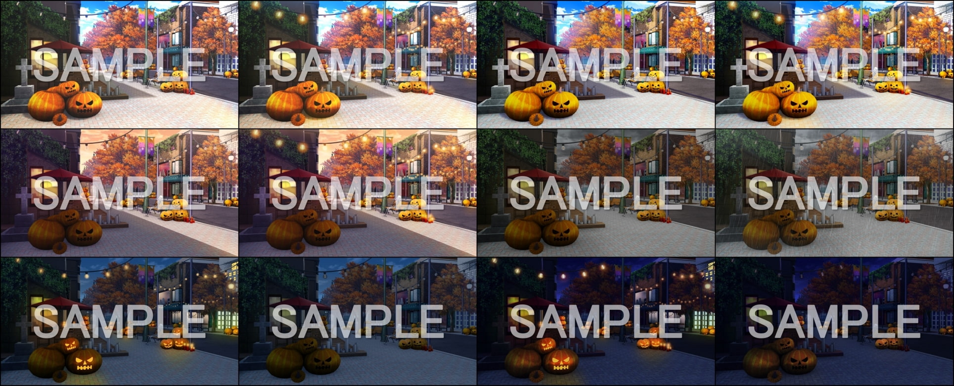 みにくる背景CG素材集『自然&秋編』part07(ブーストパック ハロウィン)