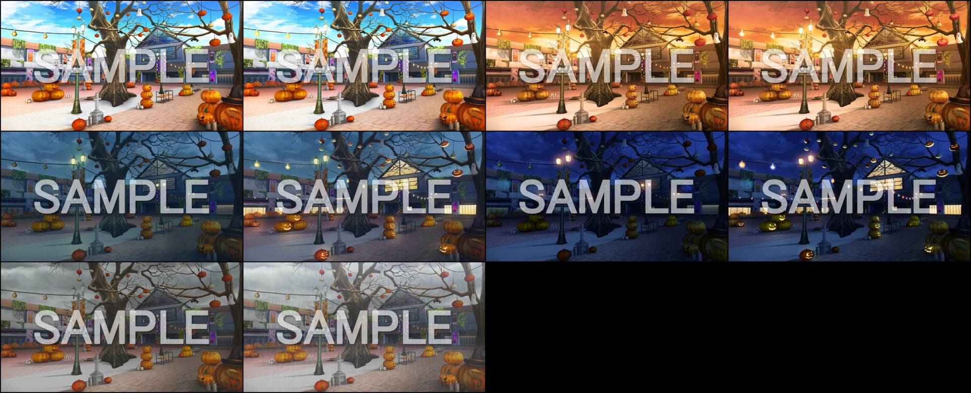 みにくる背景CG素材集『自然&秋編』part07(ブーストパック ハロウィン)