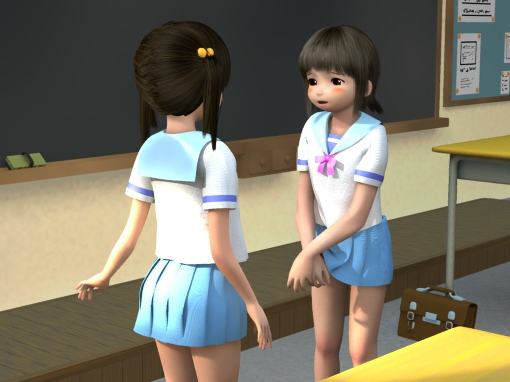 放課後の教室で男の娘にえっちなイタズラをしちゃった!