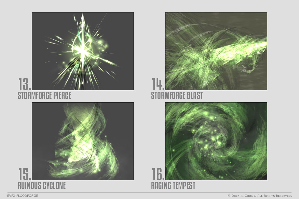 エフェクト素材集:EVFXストームフォージ