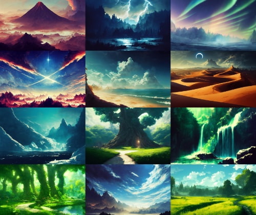 【草原や森や川などの自然系背景】著作権フリーの高解像度画像(100枚)