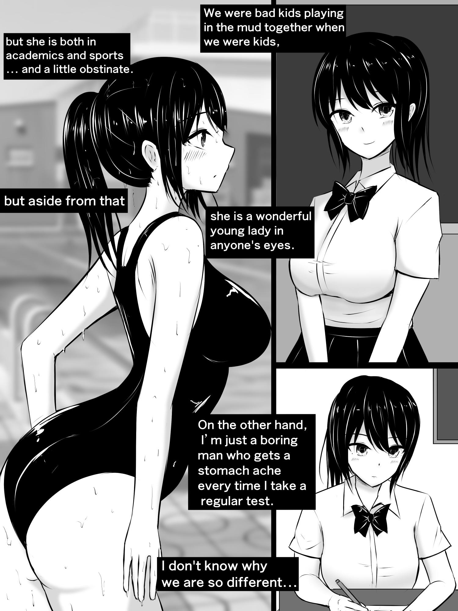 ずっと好きだった幼馴染は、既に先輩のものだった(JP/EN)