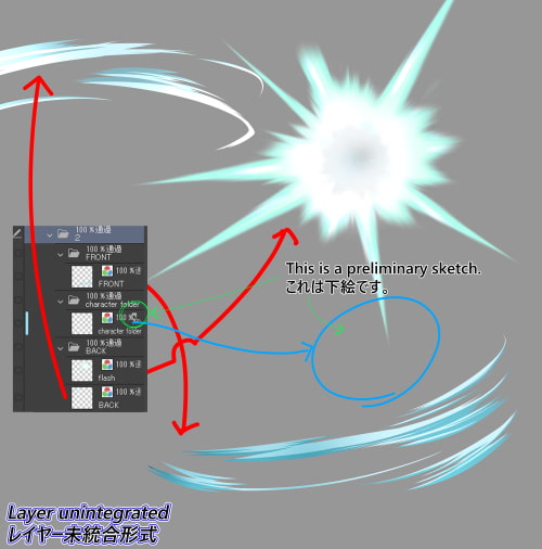 素材をどうぞ『覚醒』