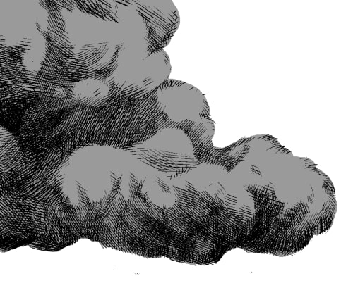 素材をどうぞ『黒煙06』