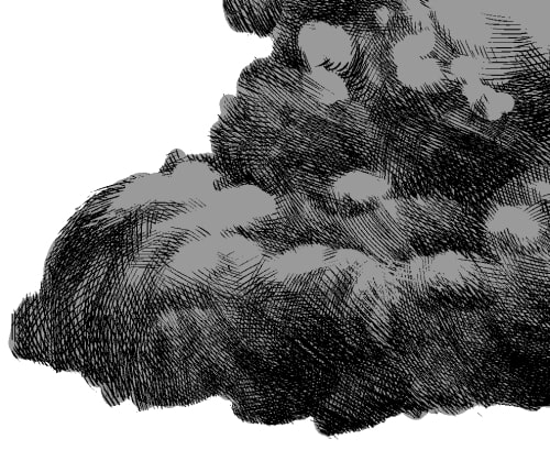 素材をどうぞ『黒煙06』