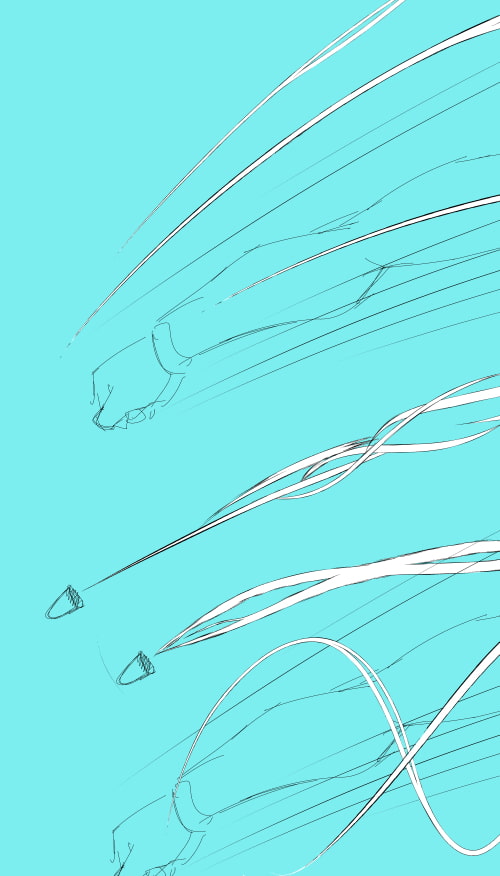 素材をどうぞ『飛行機雲』