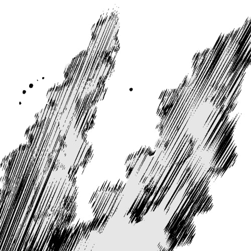 素材をどうぞ『モノクロの爆発13』