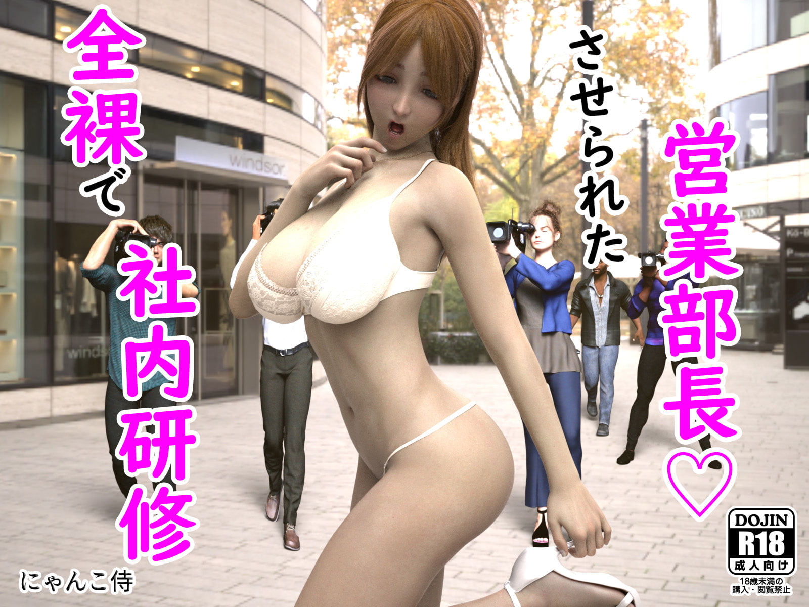 にゃんこ侍、露出4作品セット