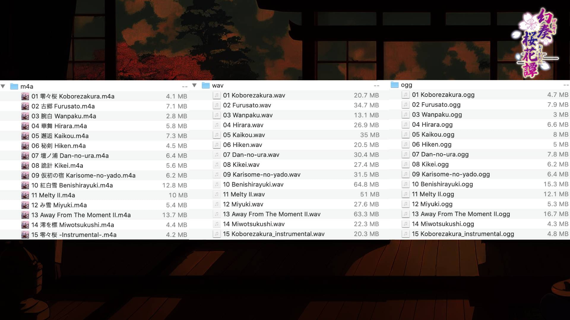 [BGM素材] Sakura Falling Mirage Game Music