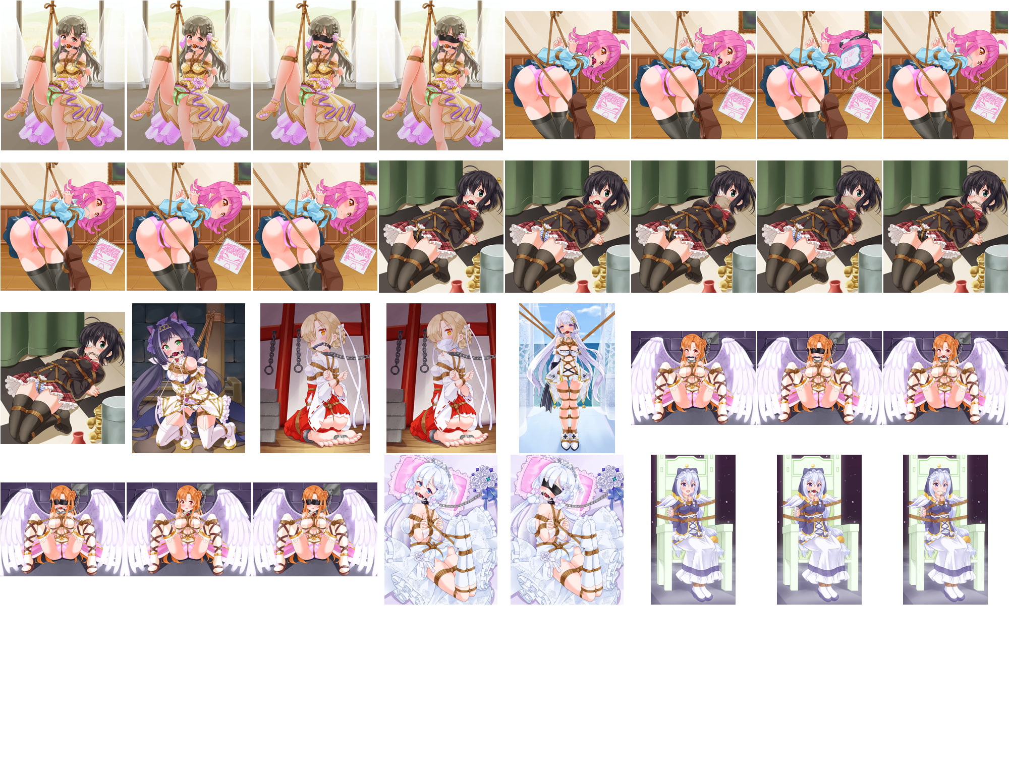 着衣緊縛CG集 なわのかなた 2021A