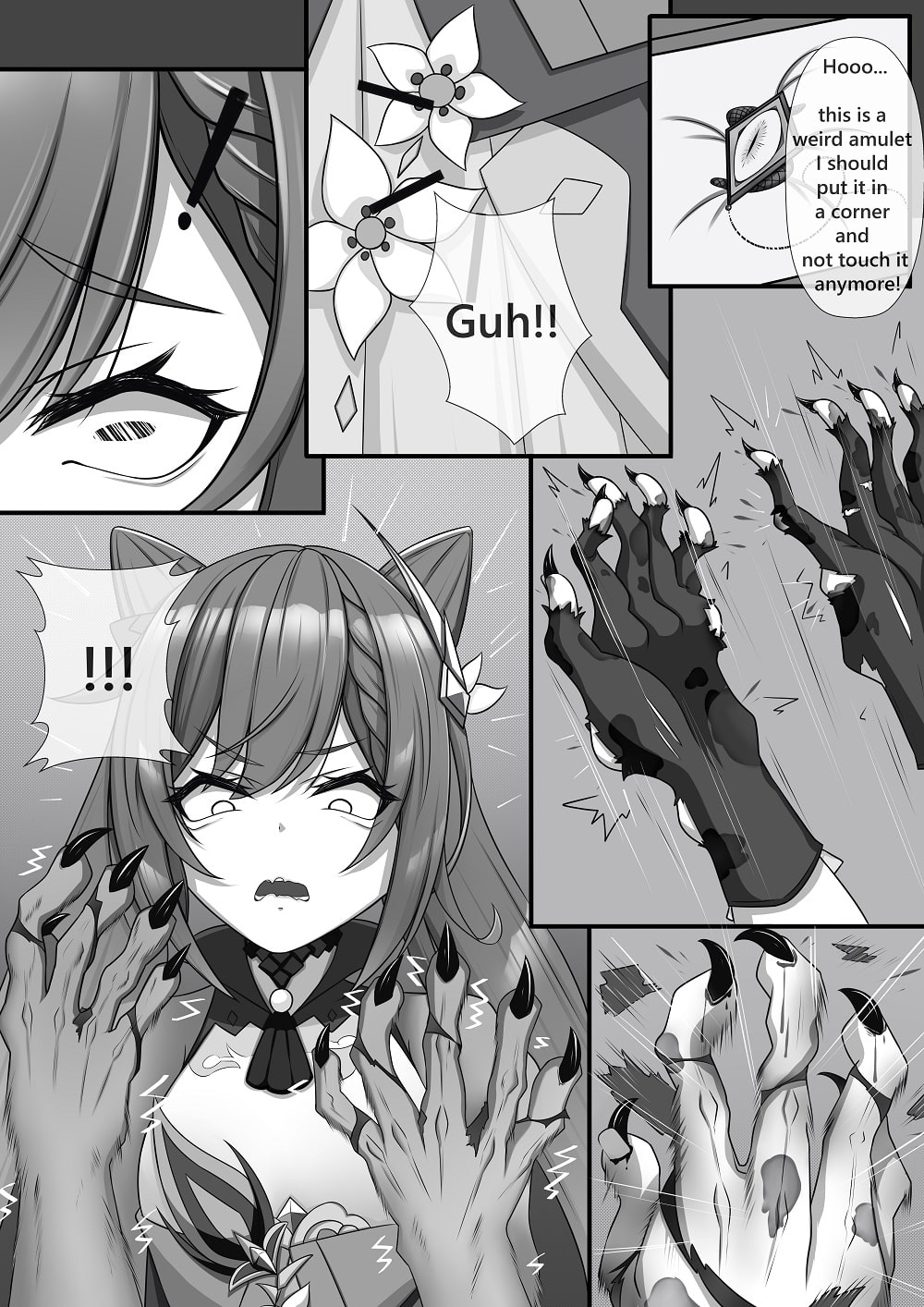 Keqing and the Amulet / 刻晴とお守り