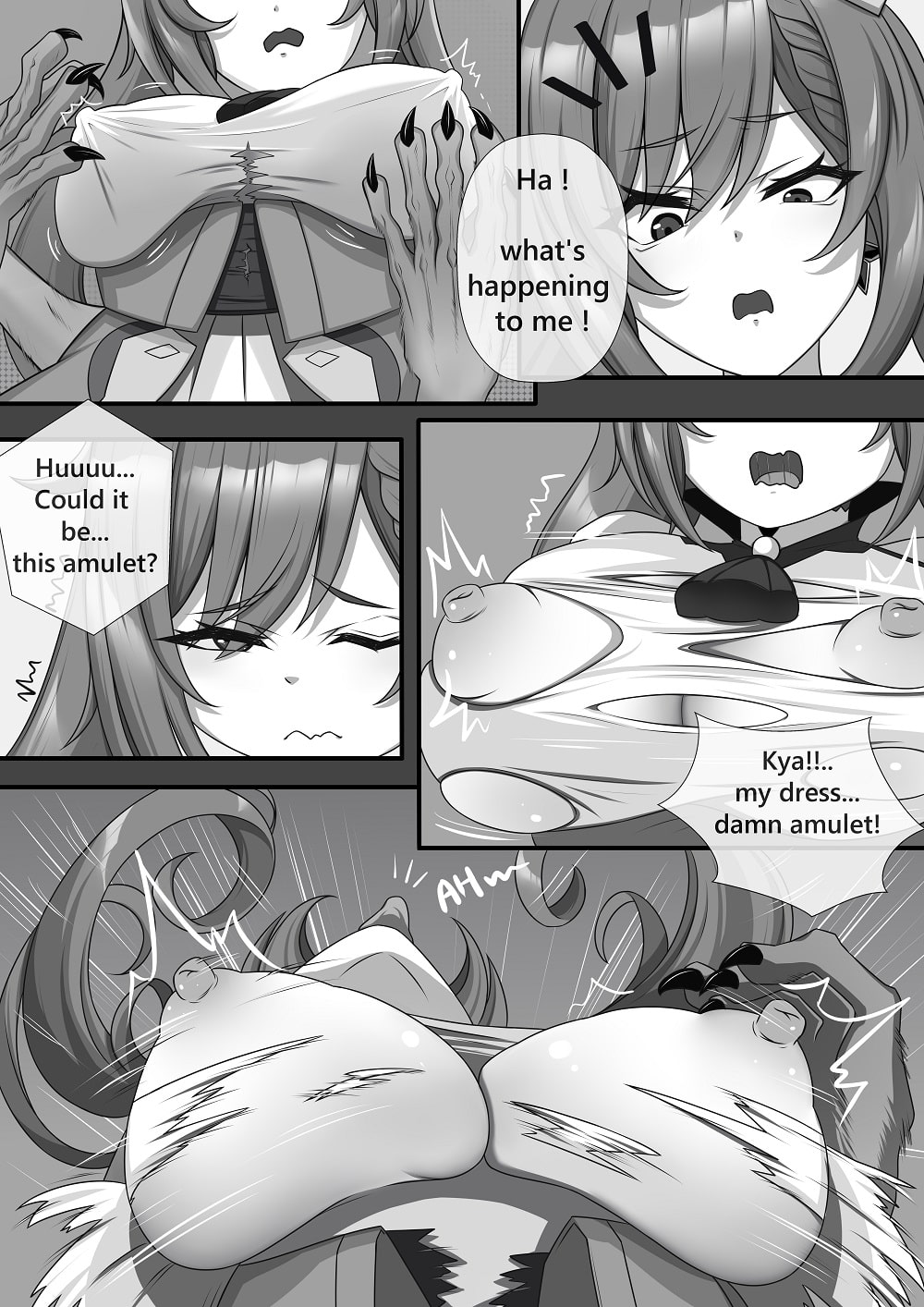 Keqing and the Amulet / 刻晴とお守り