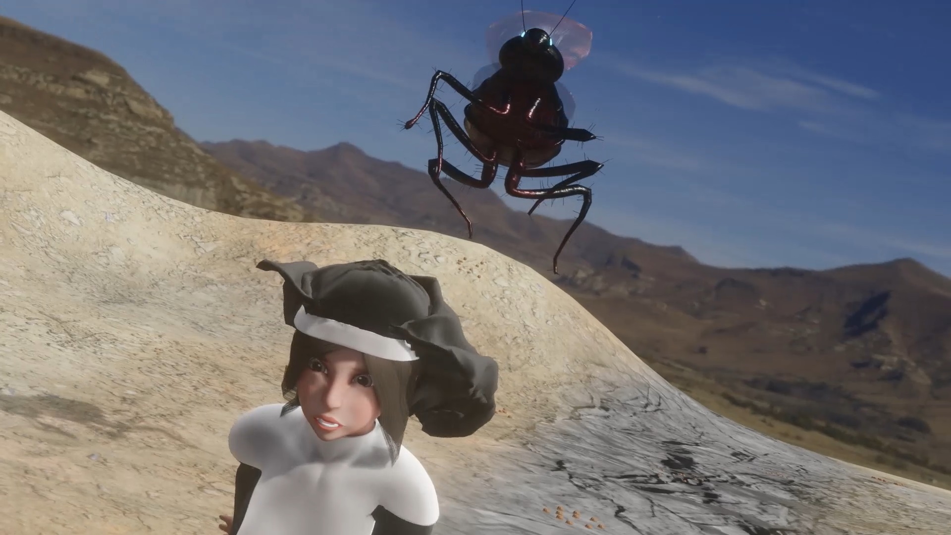 宇蟲人とシスター