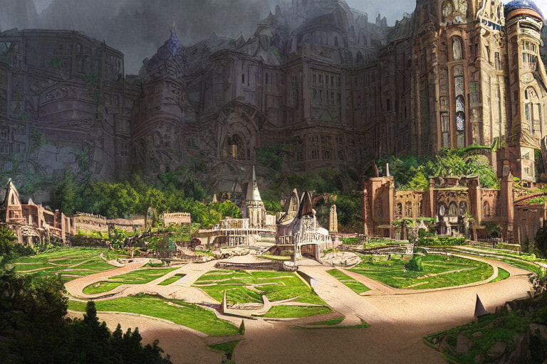 著作権フリー背景美術素材集 : BGArt 08 「幻想世界III」