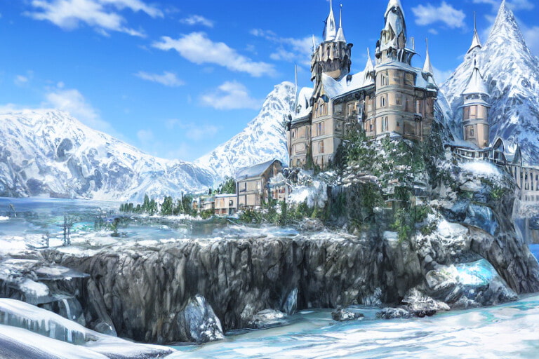 著作権フリー背景美術素材集 : BGArt 08 「幻想世界III」