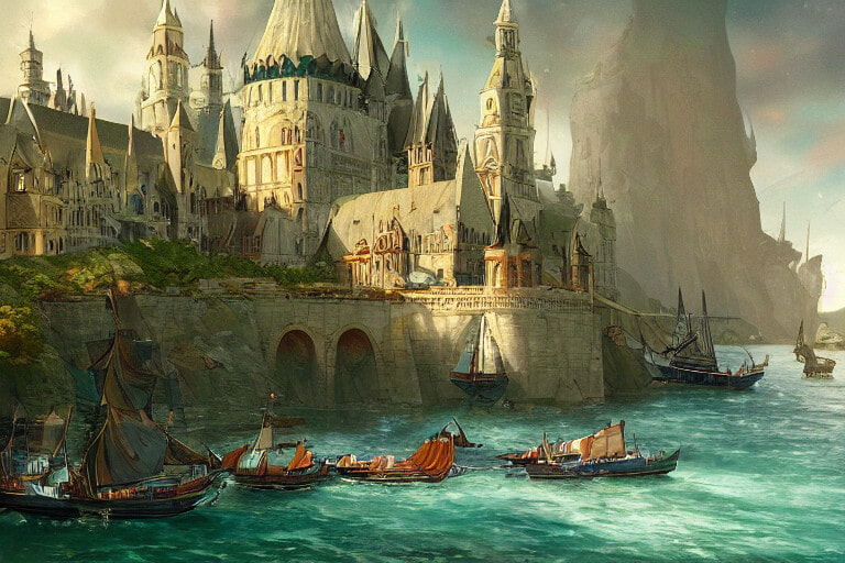 著作権フリー背景美術素材集 : BGArt 08 「幻想世界III」