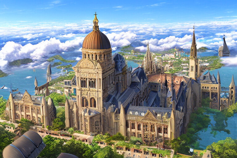 著作権フリー背景美術素材集 : BGArt 08 「幻想世界III」