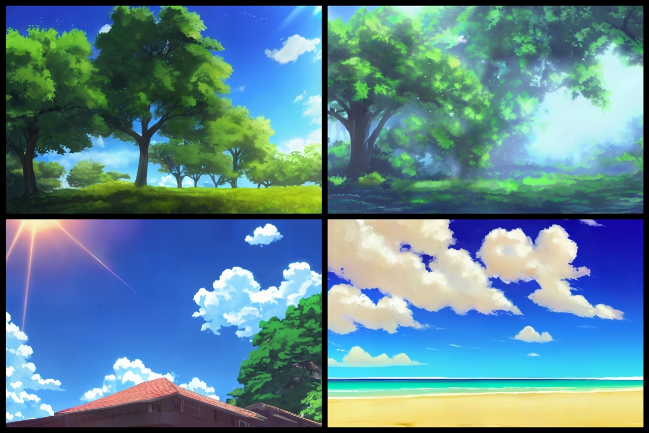 フリー背景素材集「自然・山と海」超高精細ビュー