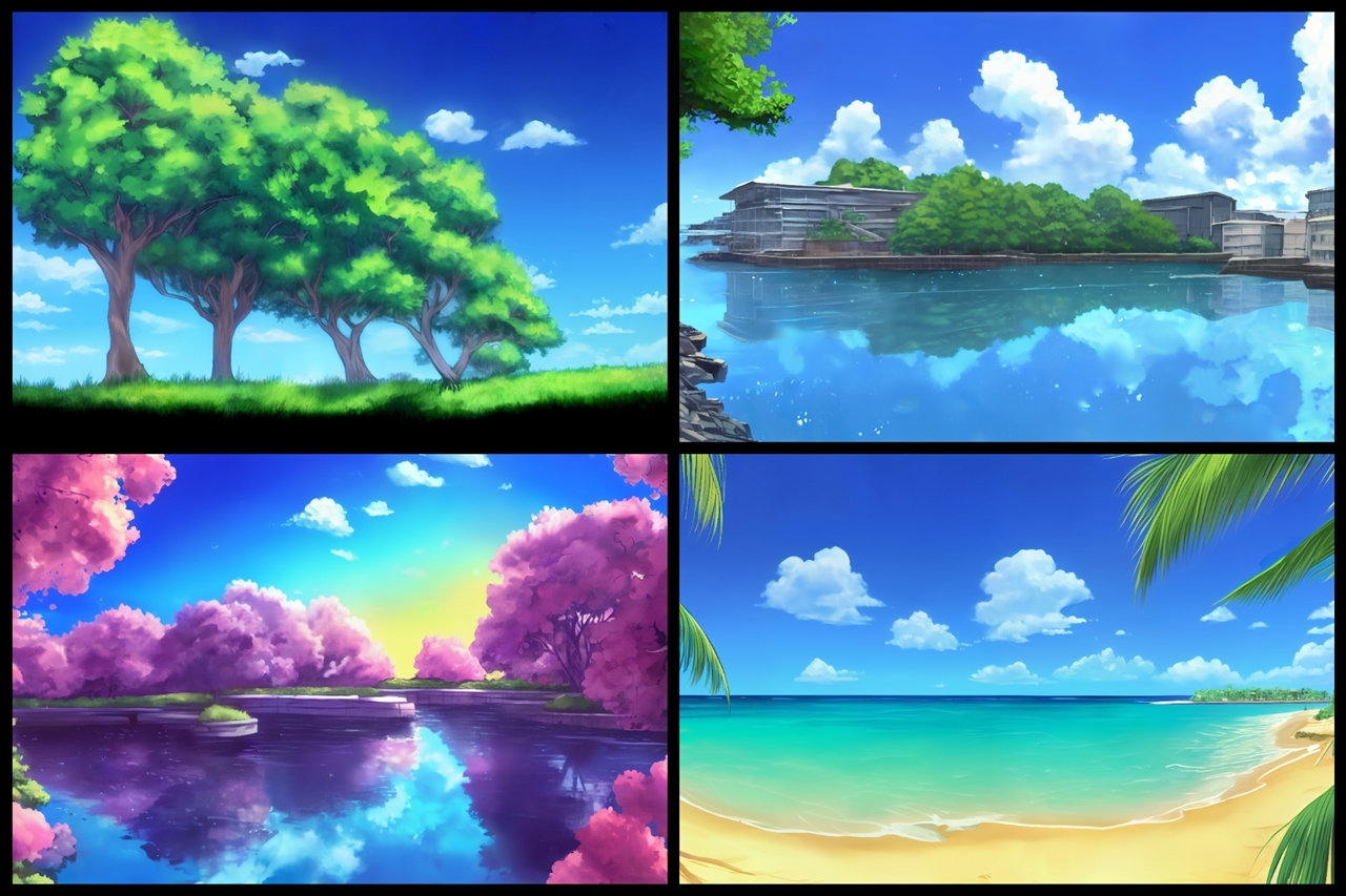 フリー背景素材集「自然・山と海」超高精細ビュー