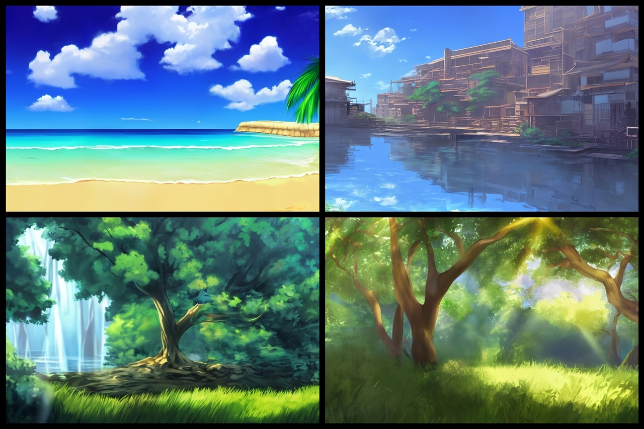 フリー背景素材集「自然・山と海」超高精細ビュー