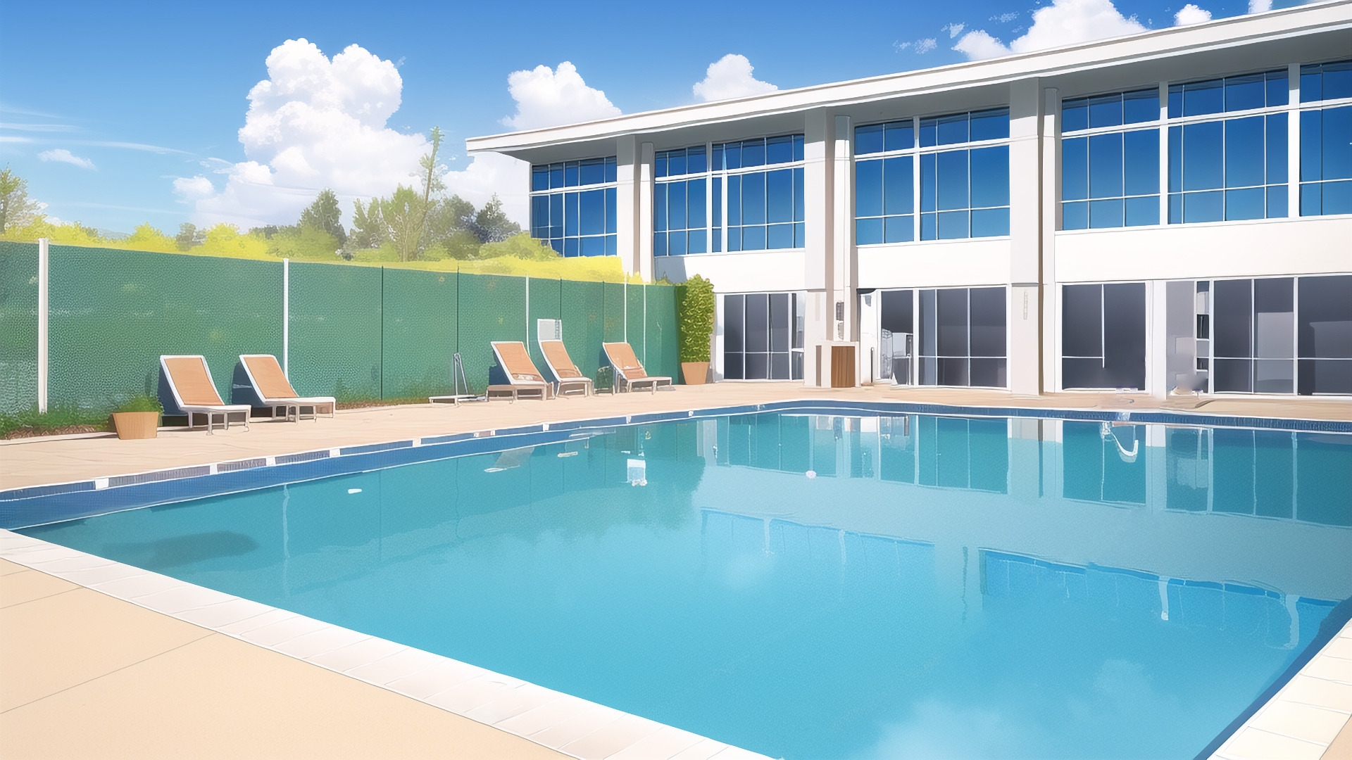 【アニメ調の学校や学園系背景】著作権フリーの高解像度画像(100枚)