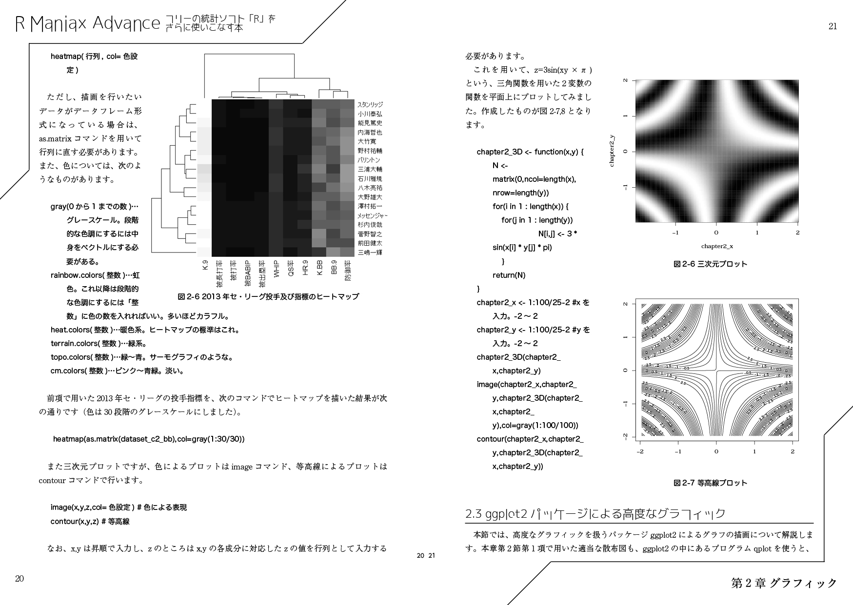 R Maniax Advance――フリーの統計ソフト「R」をさらに使いこなす本