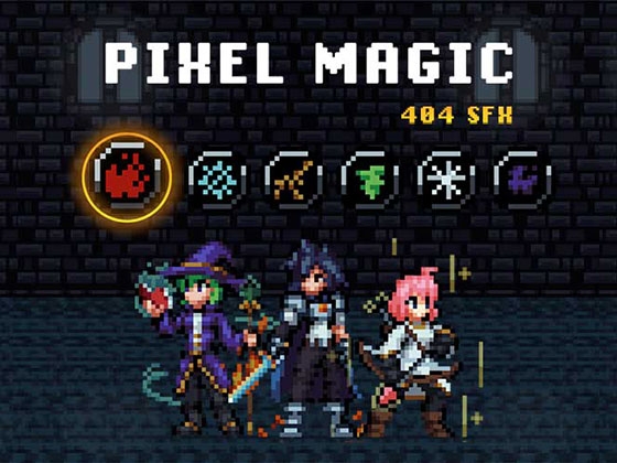 【効果音素材】Pixel Magic Sound Effects Pack