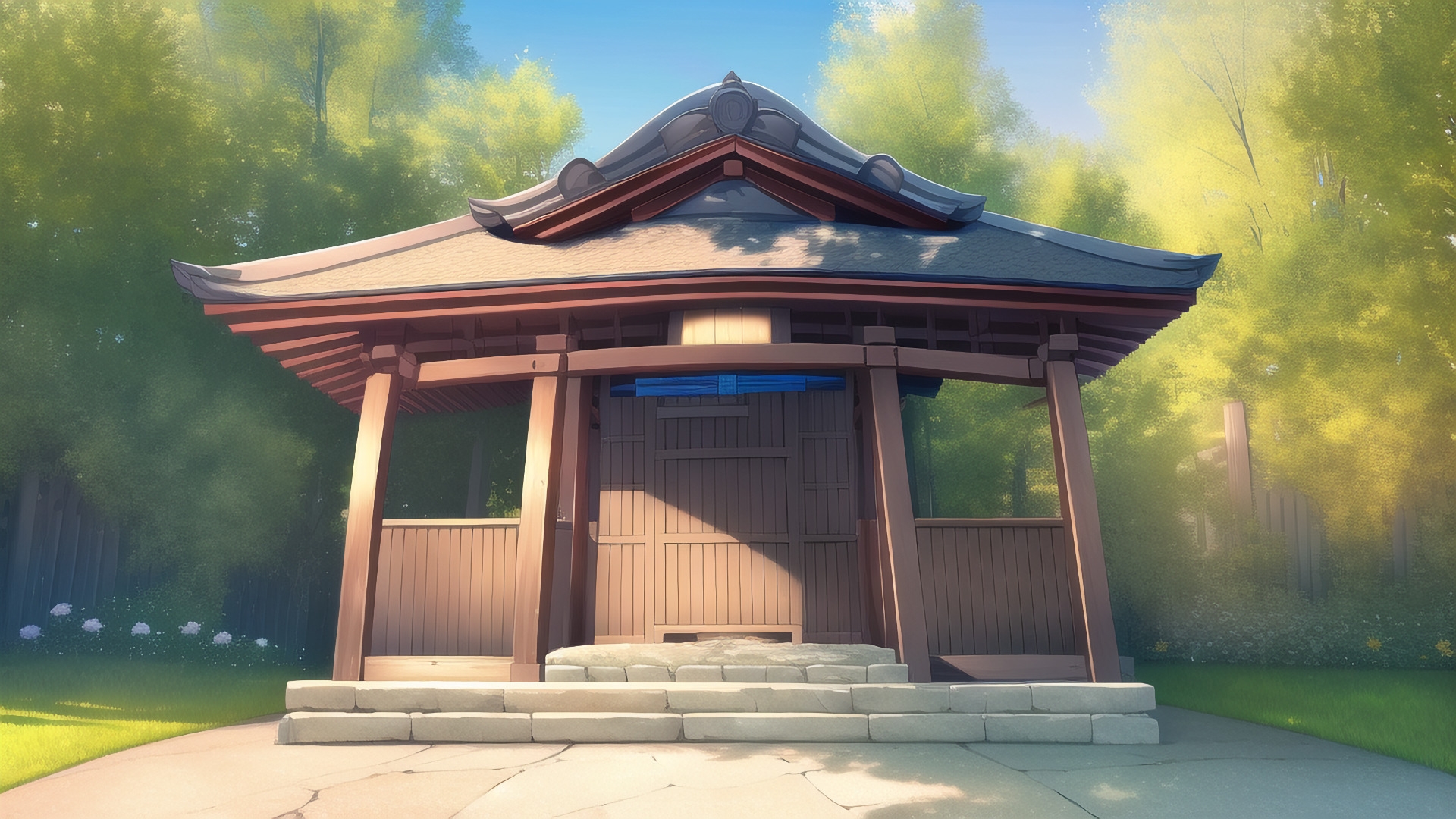 【アニメ調の街系背景】著作権フリーの高解像度画像(100枚)