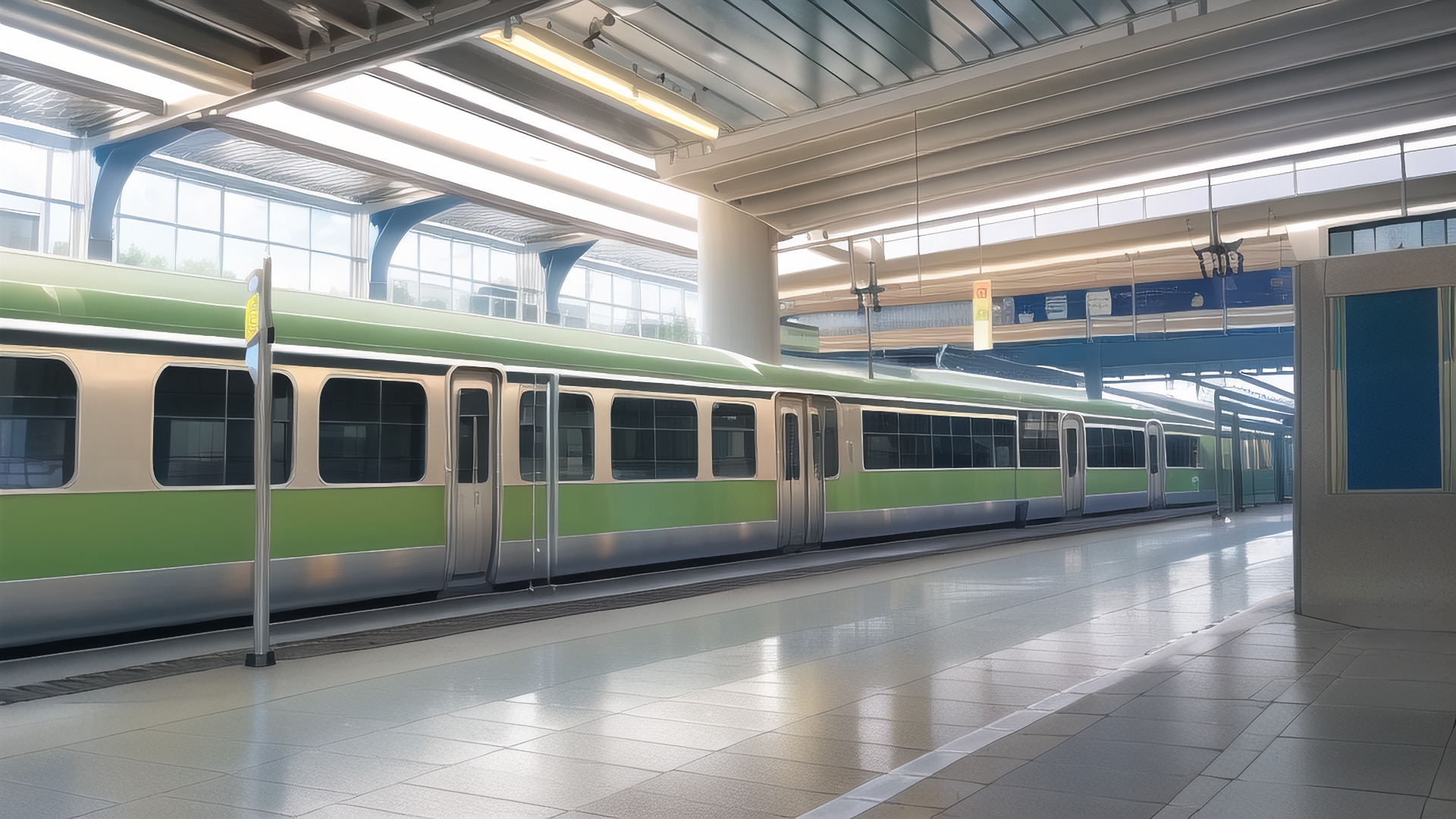 【アニメ調の街系背景】著作権フリーの高解像度画像(100枚)