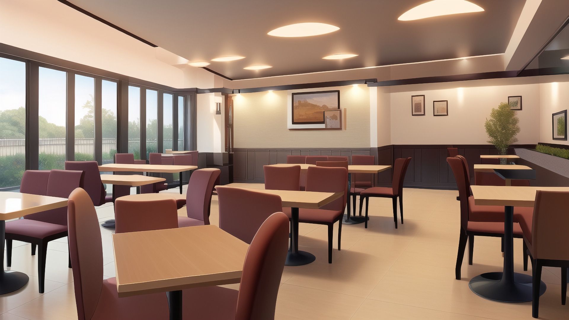 【アニメ調の街系背景】著作権フリーの高解像度画像(100枚)