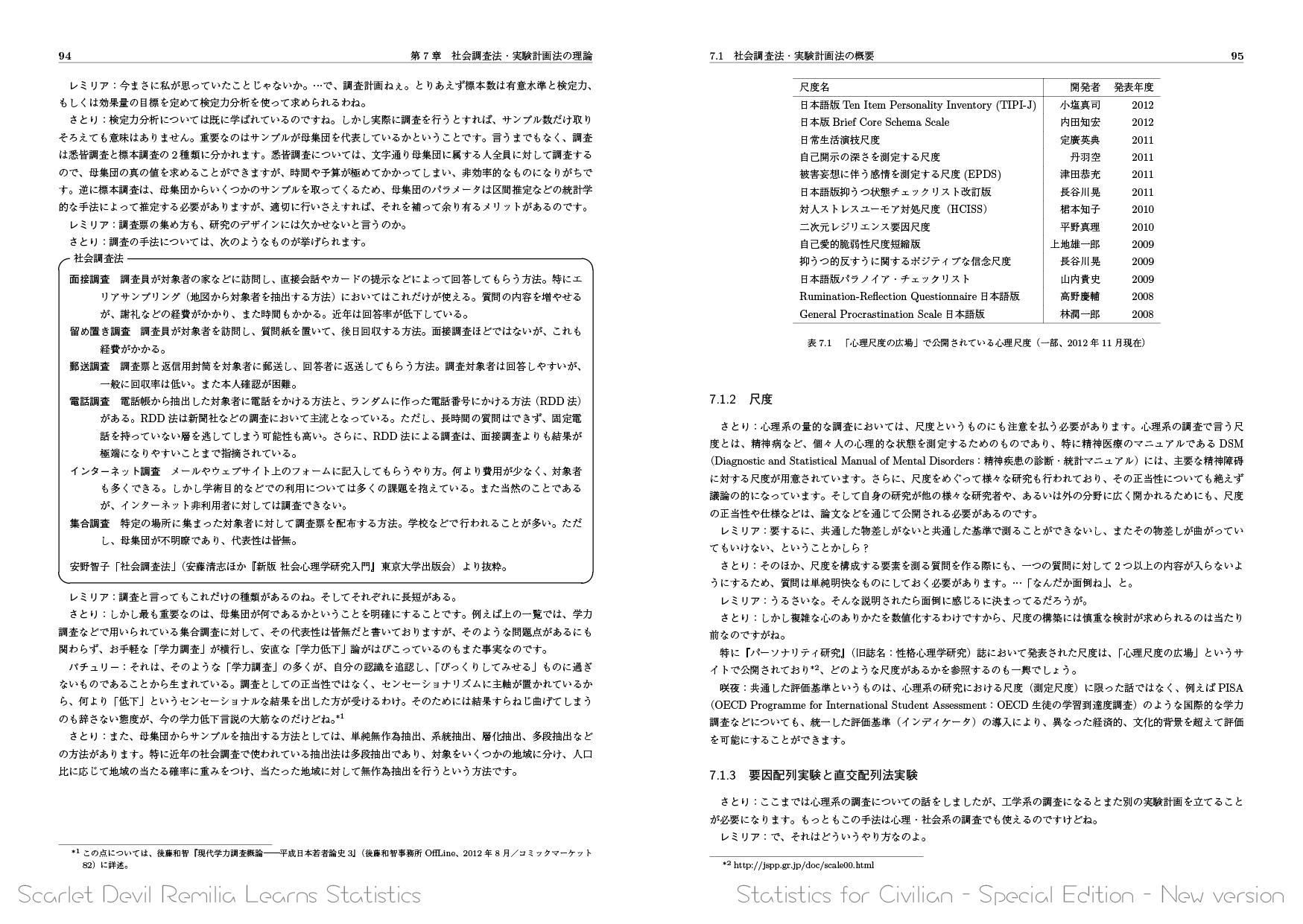 新版 紅魔館の統計学なティータイム――市民のための統計学Special