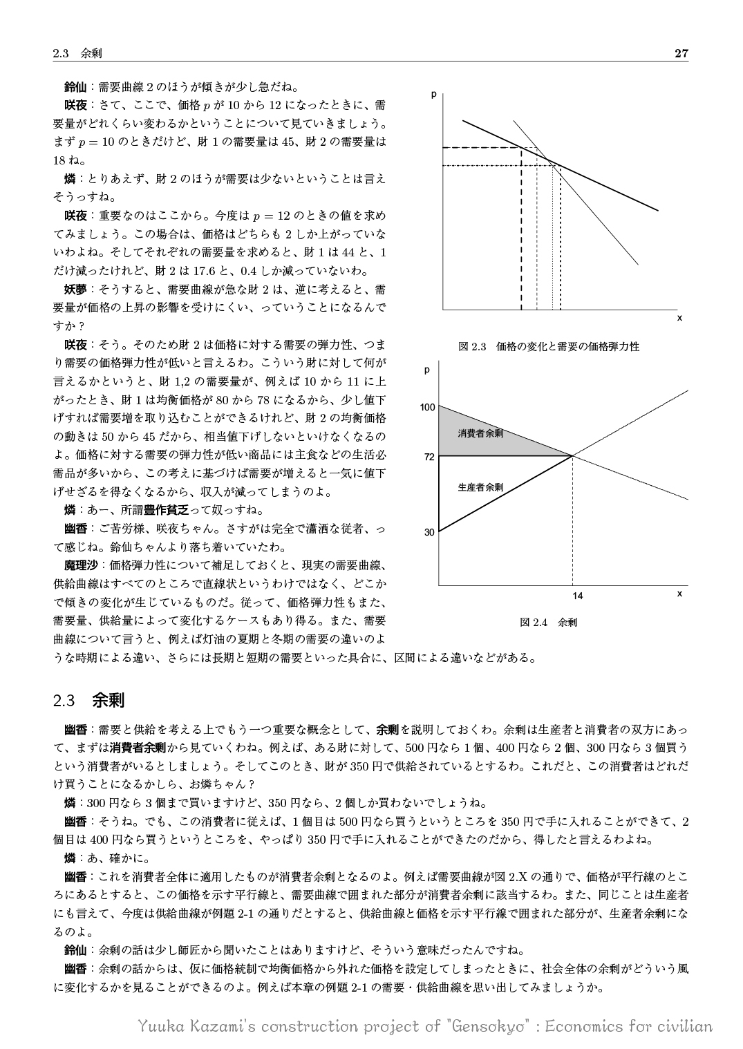 風見幽香の幻想郷開発計画――市民のための経済学の基礎