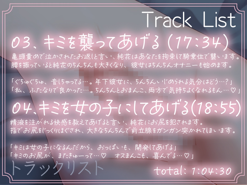 クーデレふたなり彼女はキミにめちゃくちゃにされたい