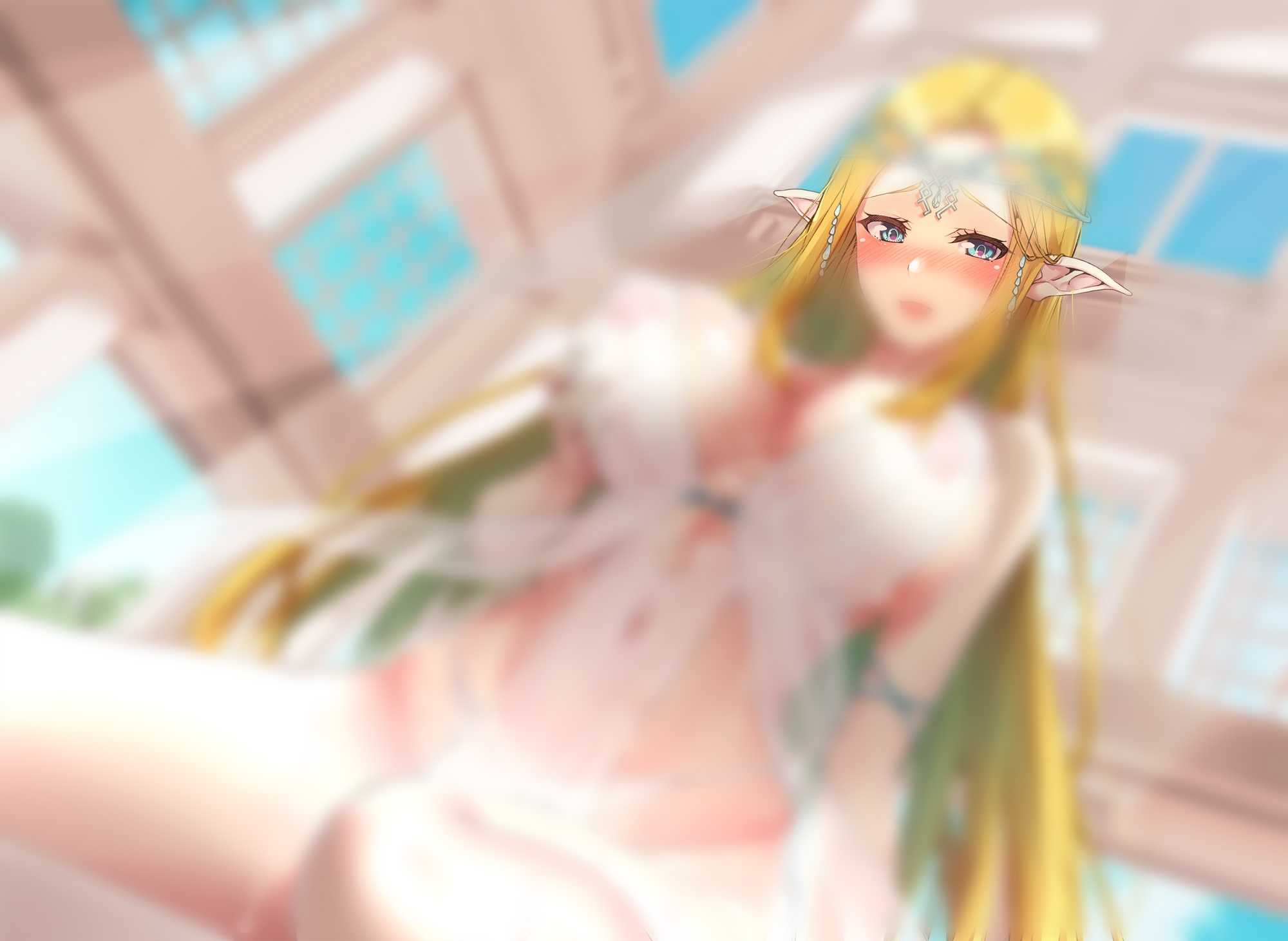 【ぶっかけ差分イラスト付き】エルフ女王のあまあま子作り召喚~もう俺は帰らない~【KU100】