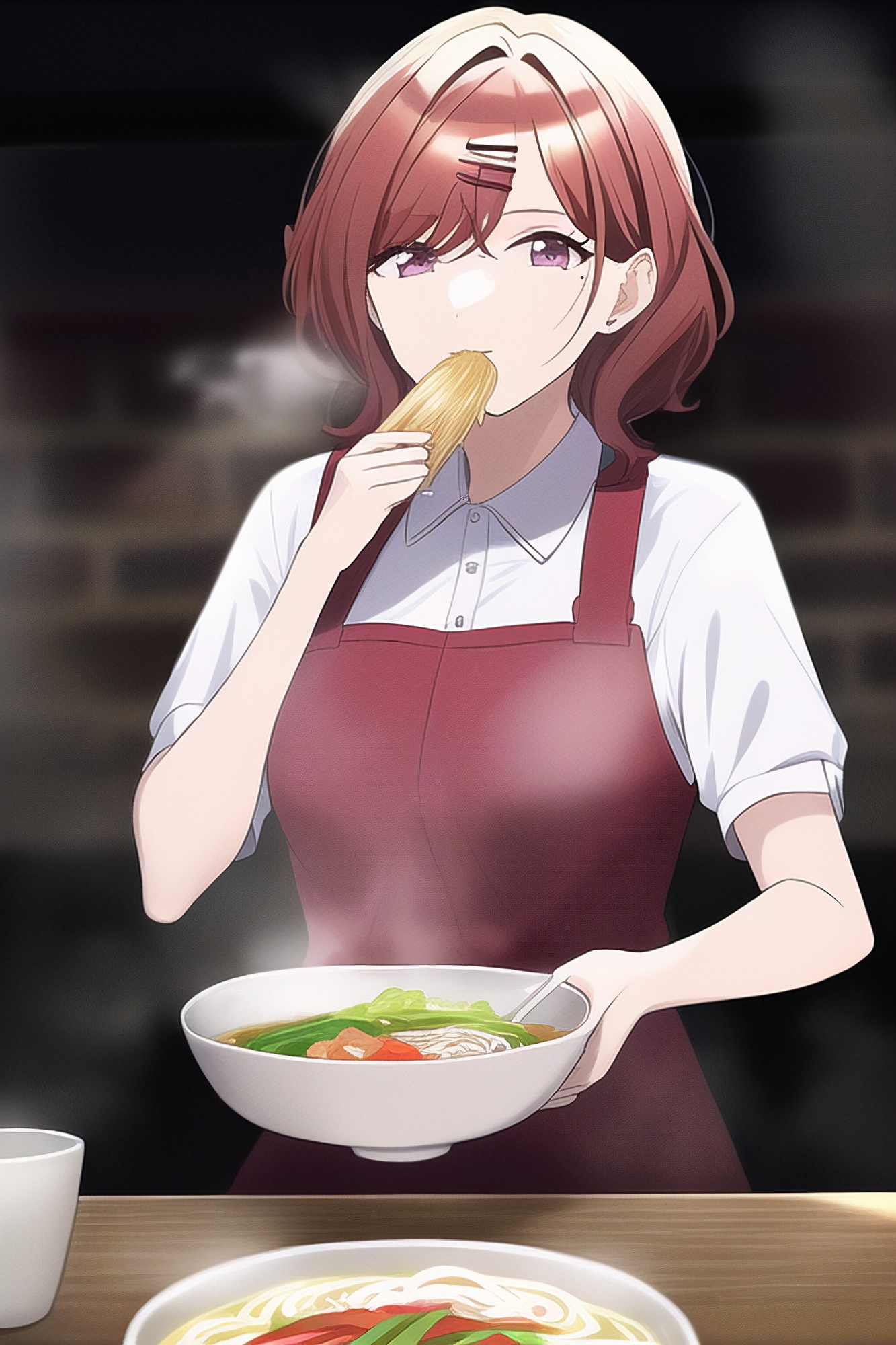 樋○円香ラーメン手づかみ写真集+エッチなおまけ写真付き