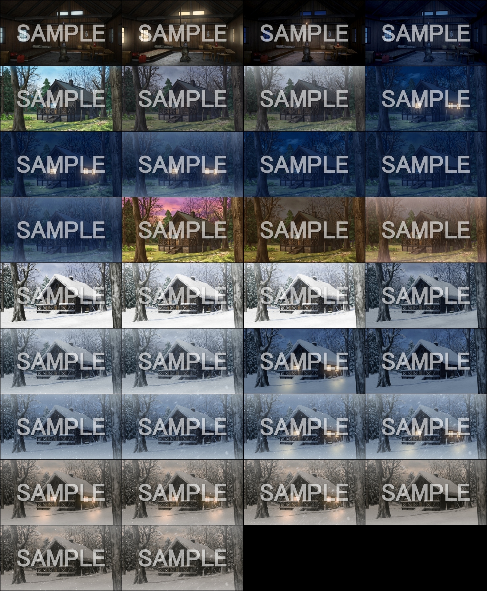 みにくる背景CG素材集『自然&冬編』part08