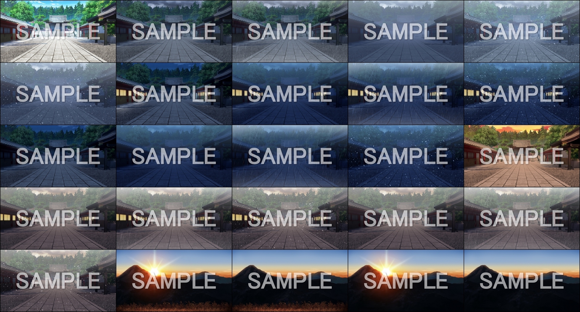 みにくる背景CG素材集『自然&冬編』part08