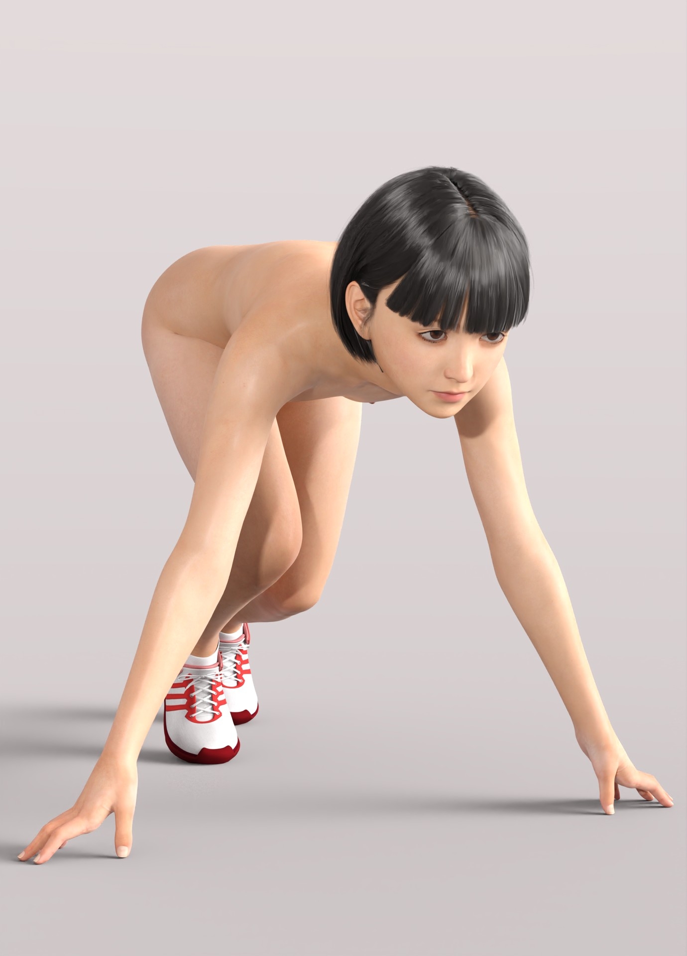 丸見えアスリート -陸上選手 琴美-