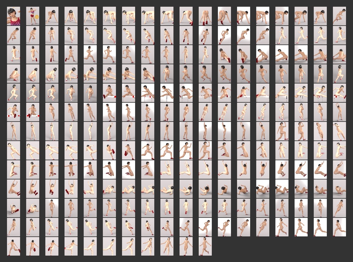 丸見えアスリート -陸上選手 琴美-