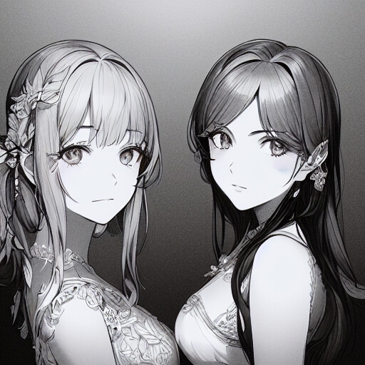 【AIアニメ】清楚百合からのお下品快楽【小品集】