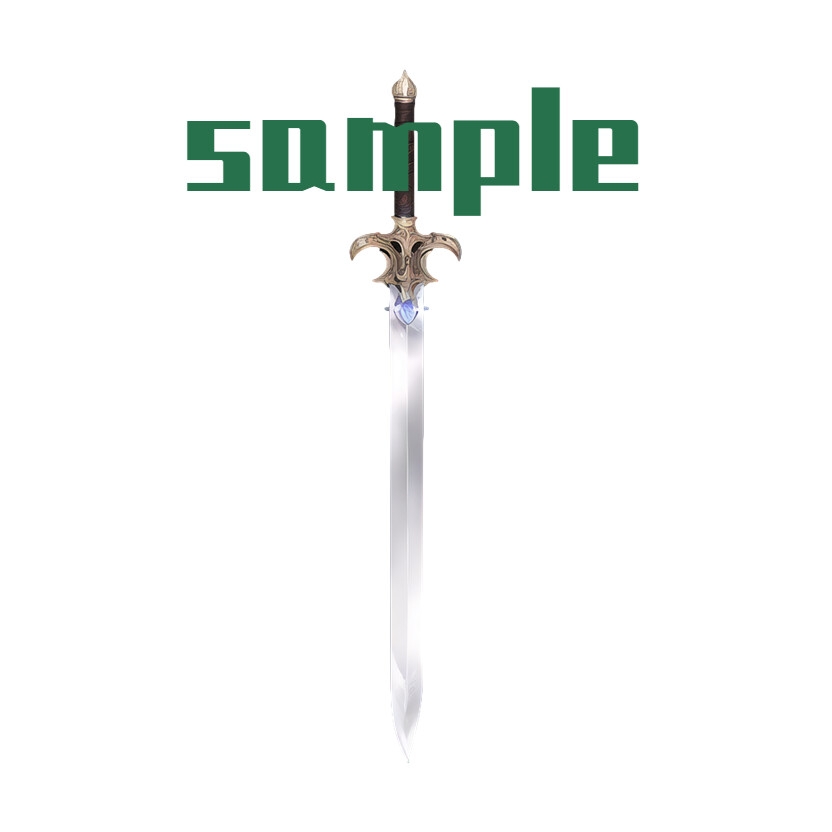 【832×832サイズ】剣武器素材集「透過PNG 合計90枚」