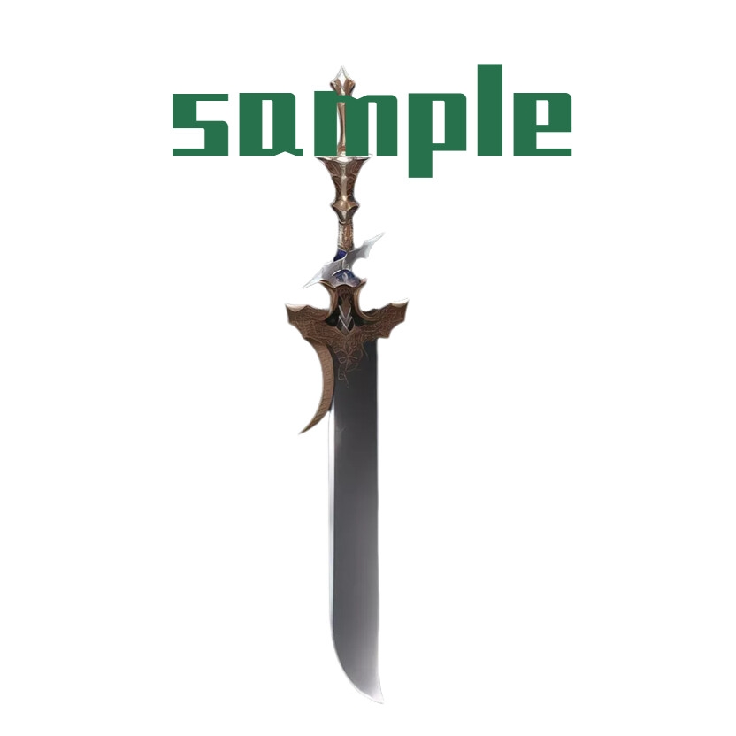 【832×832サイズ】剣武器素材集「透過PNG 合計90枚」