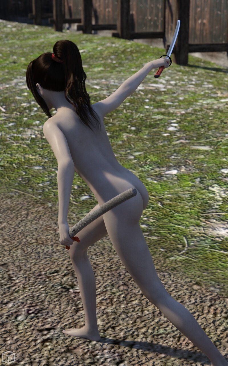 少女裸体写真集(CG集)「刀と少女」