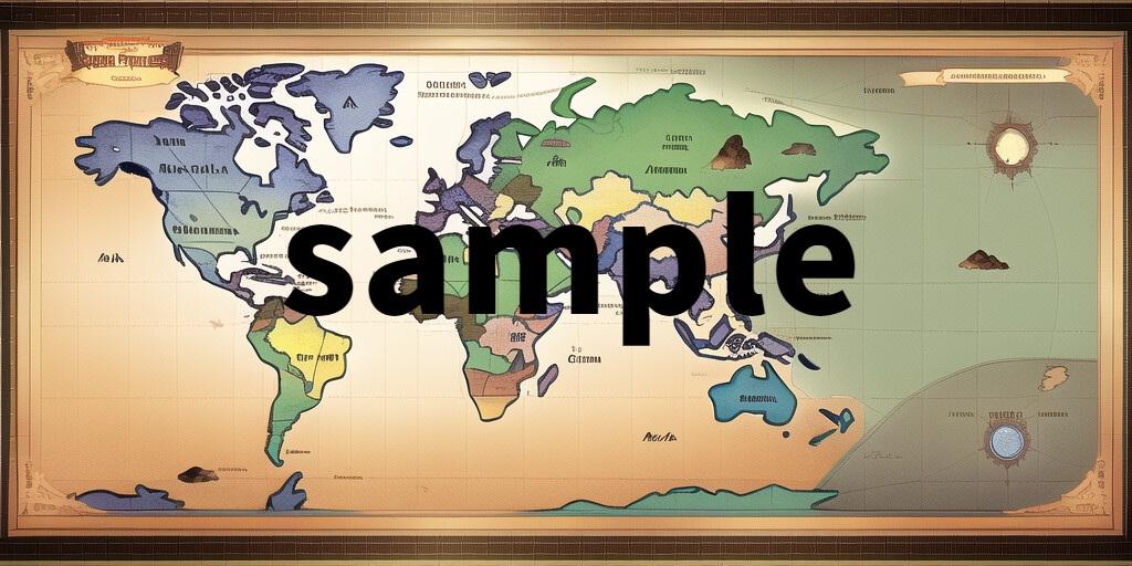 【1024×512サイズ】地図素材集「PNG 合計37枚」