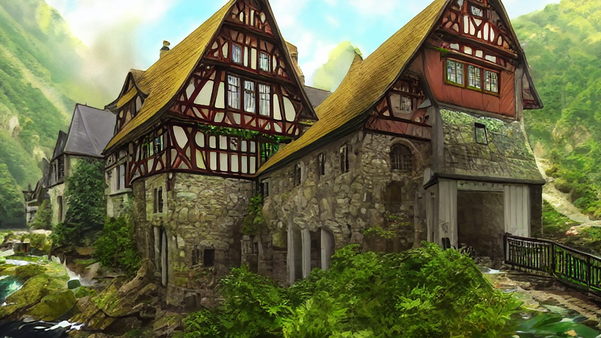 著作権フリー背景美術素材集 : BGArt 11 「ヨーロッパ百景」