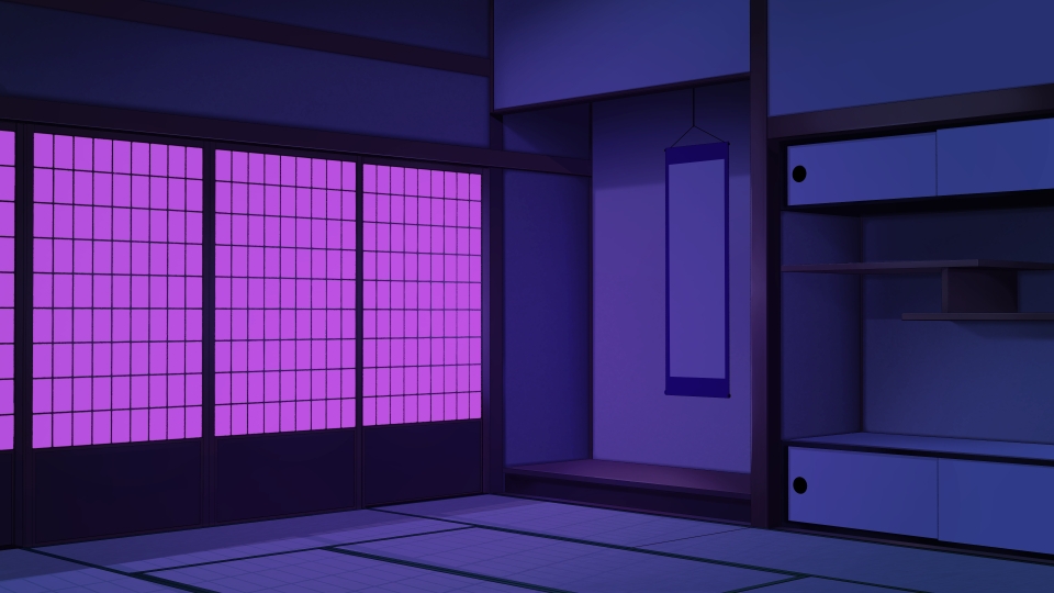 和室 昼・夕・夜・夜(2種)