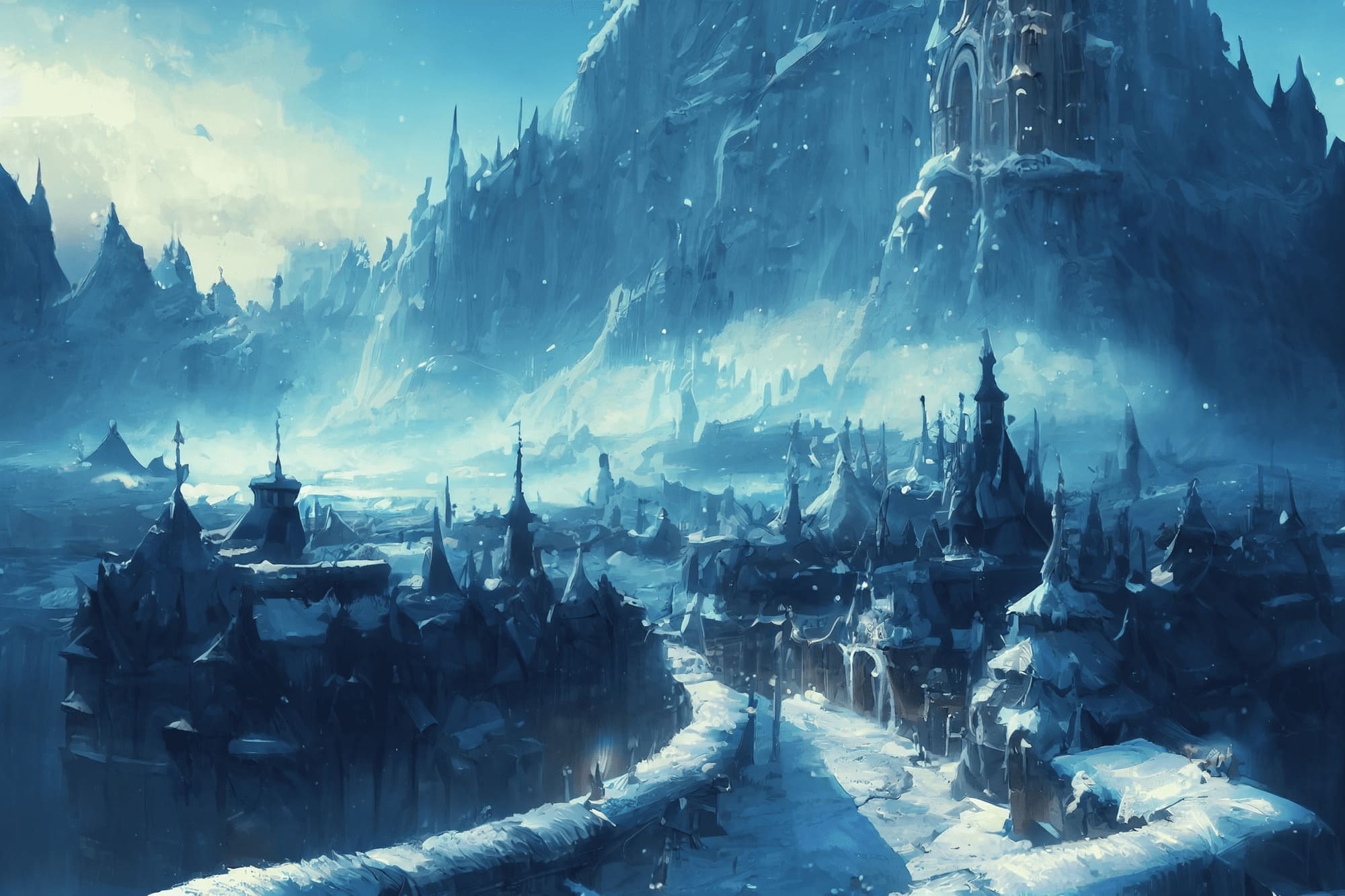 【雪の世界、雪国系背景】著作権フリーの高解像度画像(100枚)