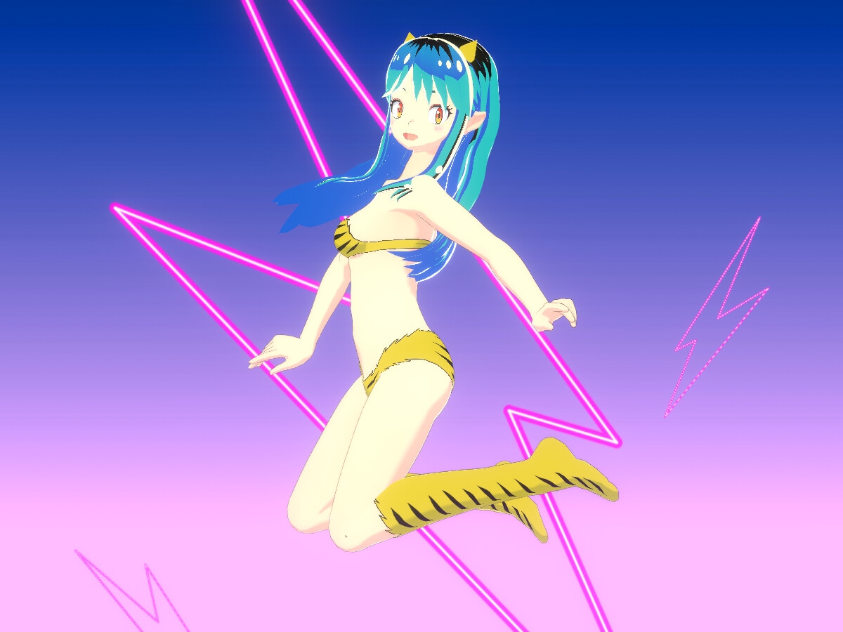 【VRM 同人作品】う○星やつら ラム